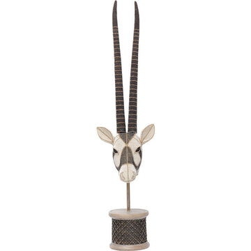 Deco Object Antelope Head Pearls 124