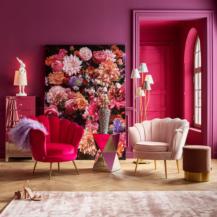 Floor Lamp Flexible Velvet Brass Cinque