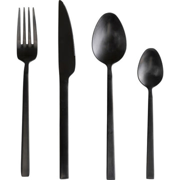 Cutlery Gloria Matt Black (16-part)