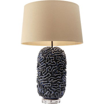 Table Lamp Waterflow Blue 79cm