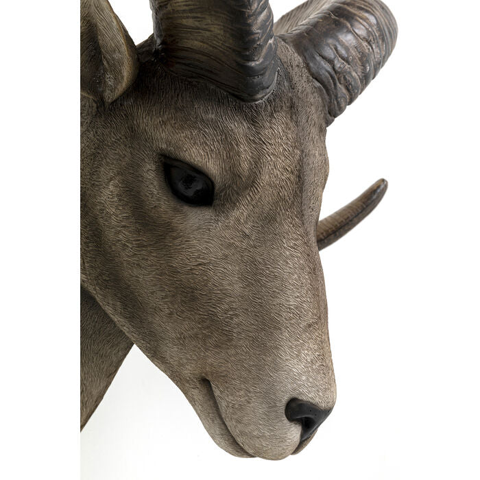Wall Object Goat Head 28x53cm