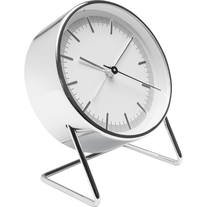 Alarm Clock Levin Silver 10x12cm