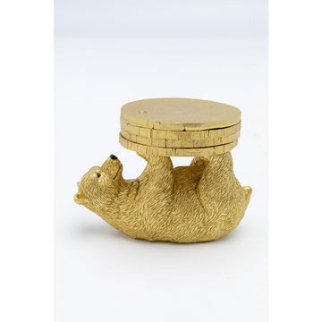 Deco Figurine Playing Bear 7cm