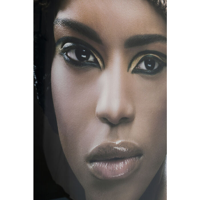 Picture Glass Royal Headdress Face 150x100cm