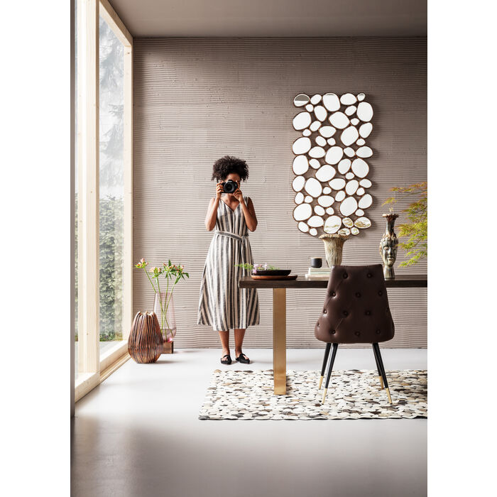 Mirror Water Drops Copper 135x78 - Kian Furniture