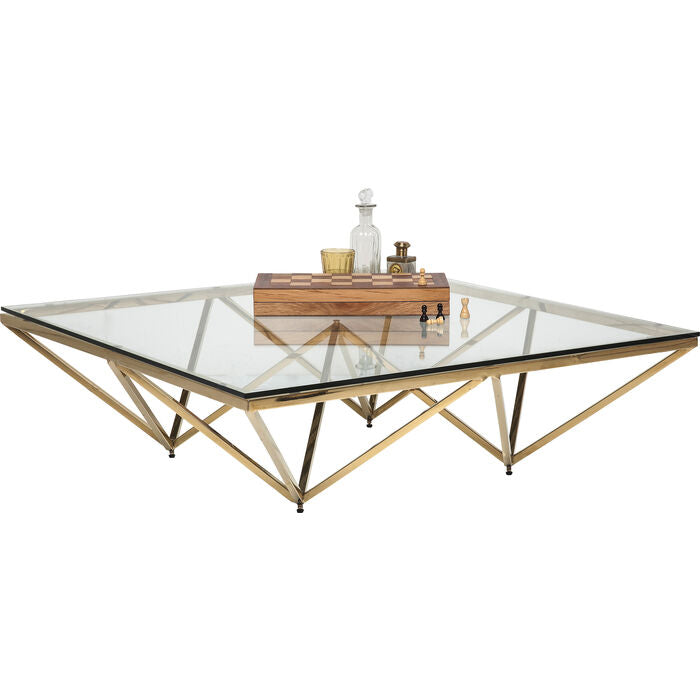 Coffee Table Network Gold 105x105cm - Kian Furniture