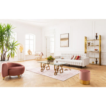 Sofa Bed Milchbar Beige 219cm