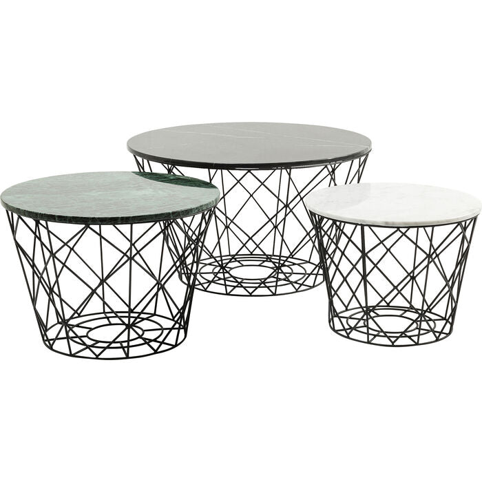 Coffee Table East Coast Round (3/Set)