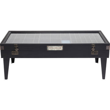 Coffee Table Collector Black 122x55cm