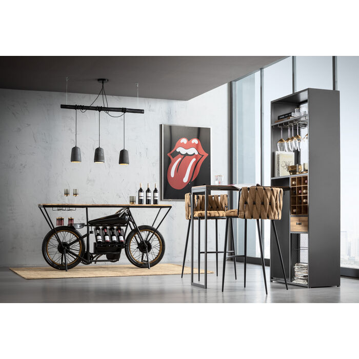 Bar Cabinet Vinoteca 80x201cm