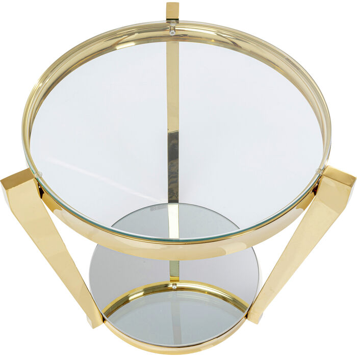 Side Table Monocolo Gold Ø50cm