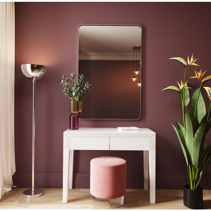 Mirror Curvy Chrome Look 80x120cm