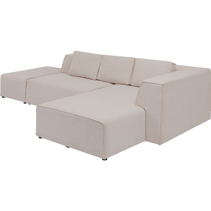 Corner Sofa Infinity Ottomane Cream Right