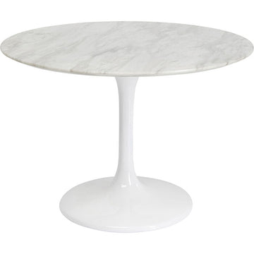 Table Solo Marble White Ø110cm