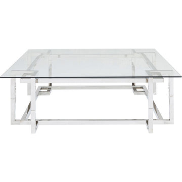 Coffee Table Clara Silver 120x120cm