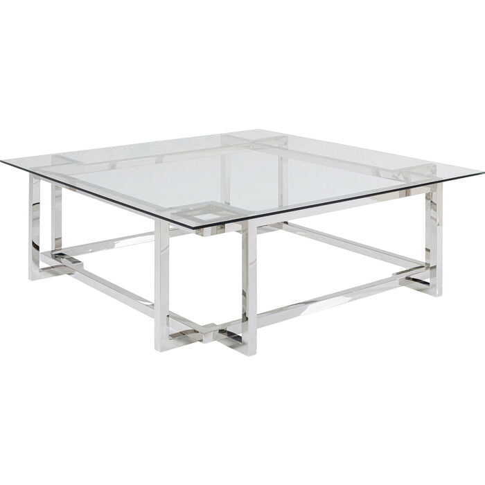 Coffee Table Clara Silver 120x120cm
