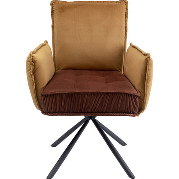 Chair with Armrest Chelsea Brown