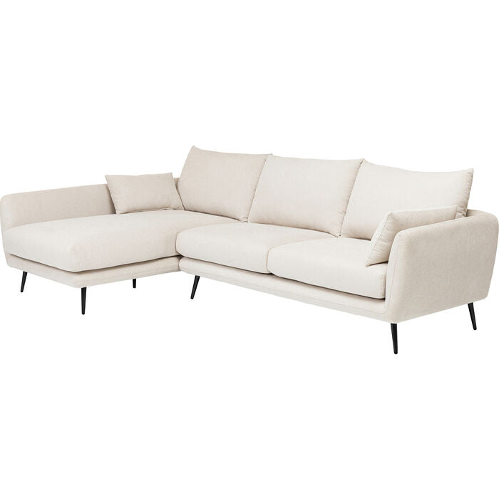 Corner Sofa Amalfi Left Cream 275cm