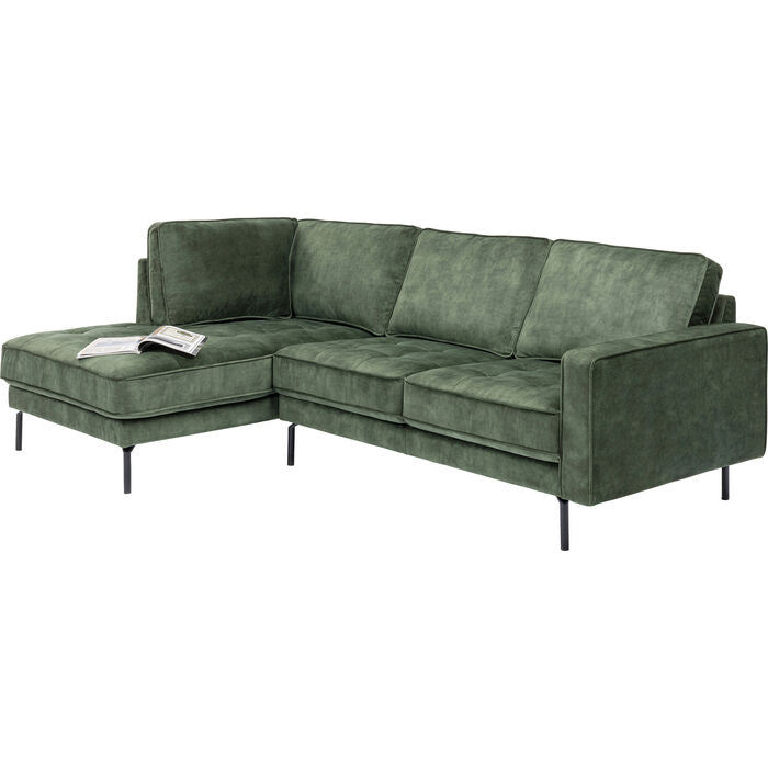 Corner Sofa Lucas Left Olive 231cm