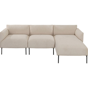 Corner Sofa Chiara Cream Right