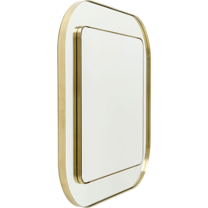 Wall Mirror Double Row 80x80cm
