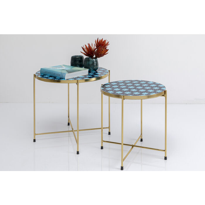 Side Table Priya Blue (2/Set)