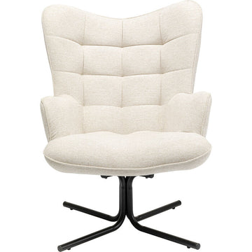 Swivel Armchair Oscar Cream