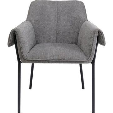 Chair with Armrest Bess Grey
