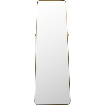 Floor Mirror Curve Arch Gold 55x160cm