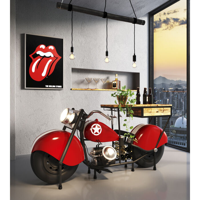 Bar Motorbike Red