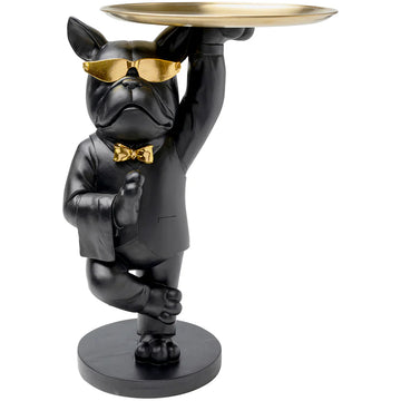 Cool Bulldog Tray Side Table