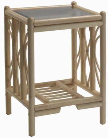 DE Kroy Lamp Table + Bronze Glass