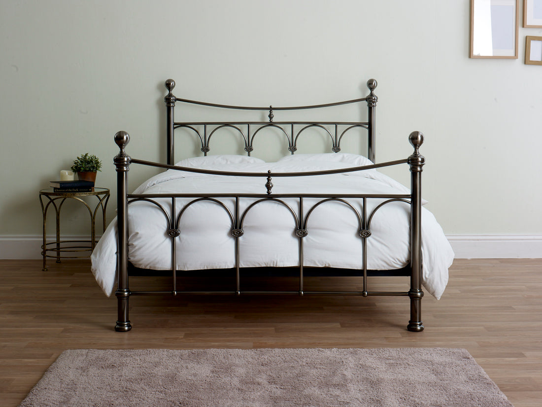 LL Gamma Antique Nickel 5ft Bedstead