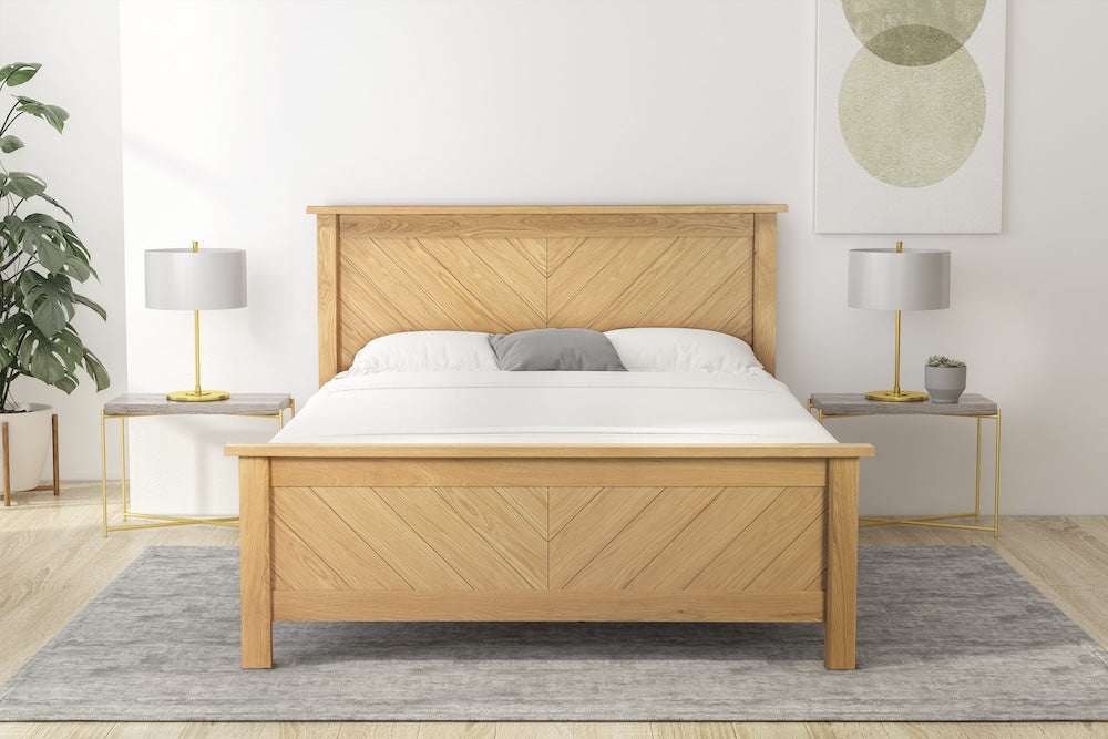 LL Kenji Oak 5ft Bed Frame