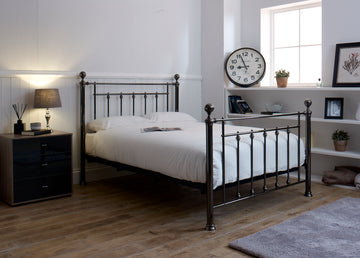 LL Libra Black Chrome 5ft Bed Frame