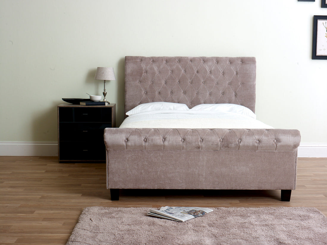 LL Orbit Mink 4ft6 Double bedstead