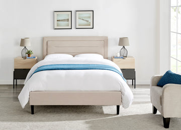 LL Picasso Biscuit 4ft Small Double Bed Frame