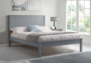 LL Taurus Grey with Low Footboard 3ft Bed Frame