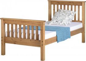 WS MONACO 3' BED HIGH FOOT END Natural - Kian Furniture