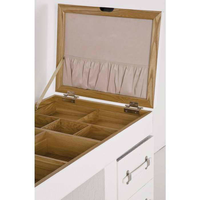 Make Up Combination Diva croco white - Kian Furniture