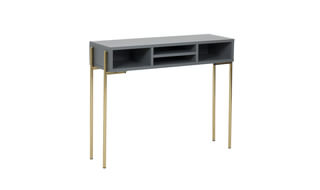 VL Madrid Console Table 900 - Grey and Gold