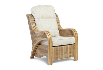 De Arepo Light Oak Cane Armchair