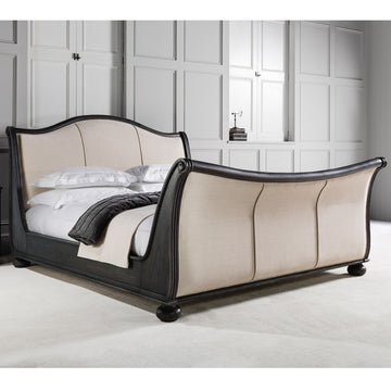 G-Parisian House 6' Safari Linen Bed Frame