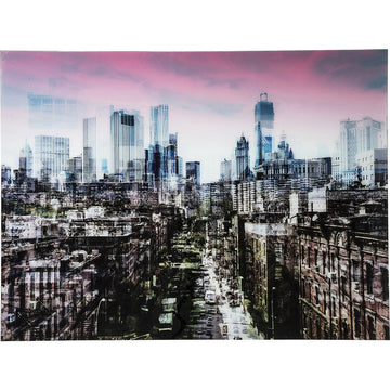 Picture Glass NY Skyline 120x160cm