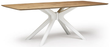 Root Oak Top White Legs