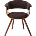 Monaco Schoko Retro Chair - Kian Furniture