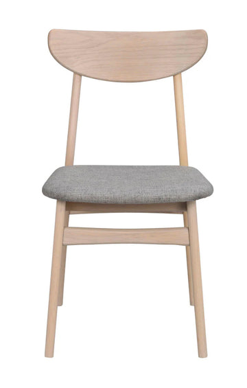 RO Rodham Chair Whitewash/Light Grey