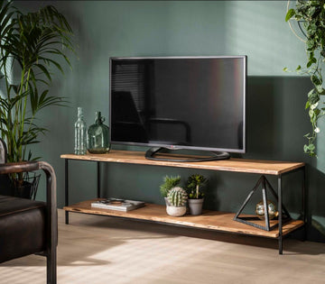 ZI TV cabinet natural edge