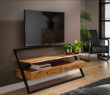 ZI TV cabinet lean 2 drawers