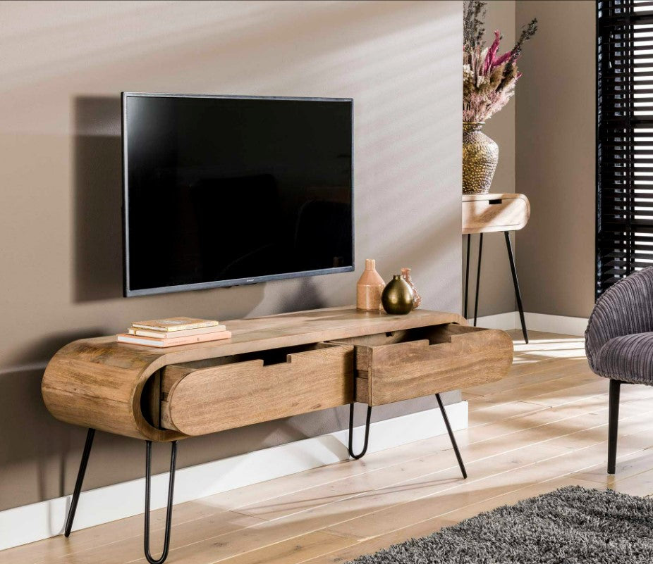 ZI TV cabinet 2 drawer 135 barrel